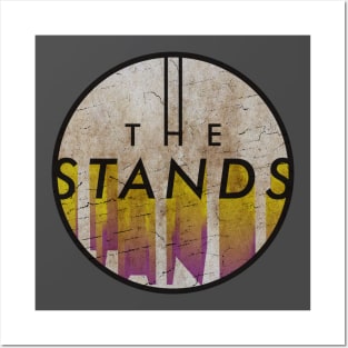 THE STANDS - VINTAGE YELLOW CIRCLE Posters and Art